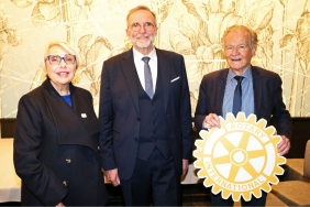 Josette Vignat, Etienne Blanc et Hervé Le Maout